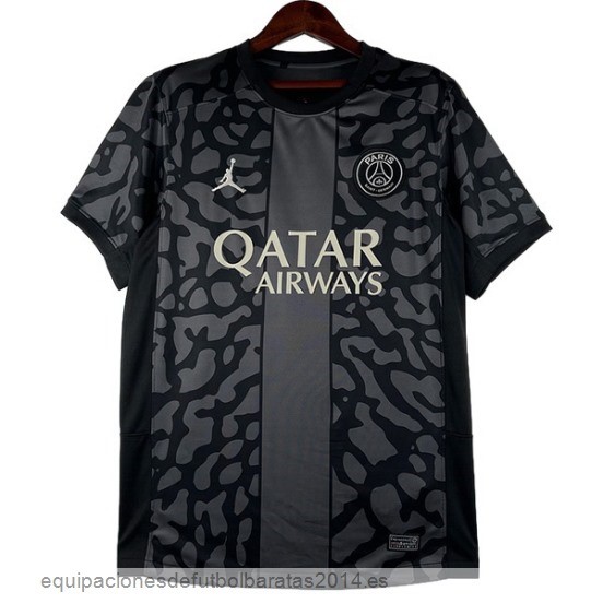 Nuevo Tailandia 3ª Camiseta Paris Saint Germain 23/24 Negro Baratas